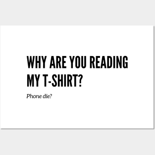 Why are you Reading this? Posters and Art